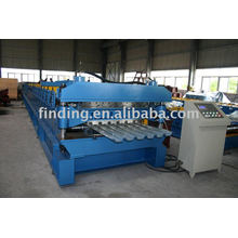 Floor decking machine